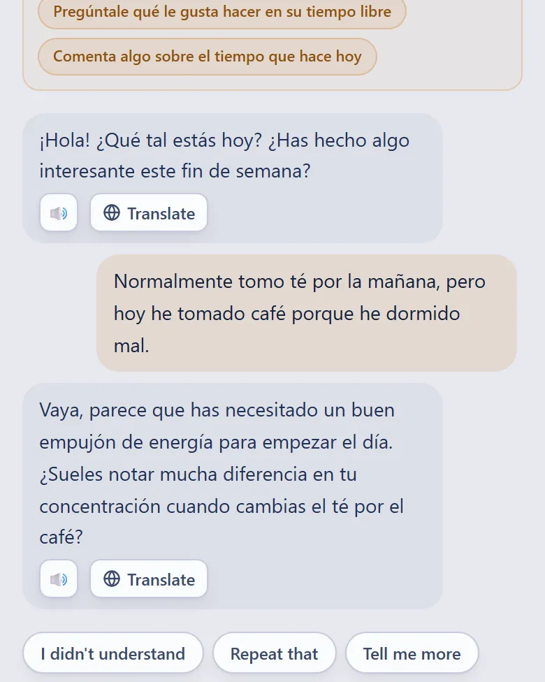 Talk: an exchange with your tutor